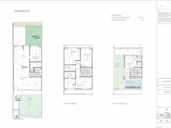 For sale – 🏡 Boutique development of 10 attached villas, a stunning plot with sea, golf & mountain views