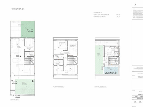 For sale – 🏡 Boutique development of 10 attached villas, a stunning plot with sea, golf & mountain views
