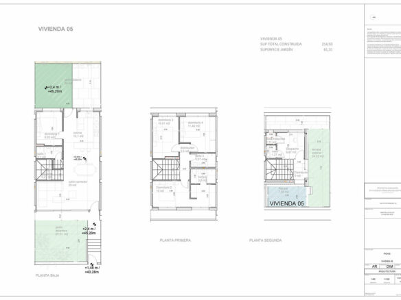 For sale – 🏡 Boutique development of 10 attached villas, a stunning plot with sea, golf & mountain views