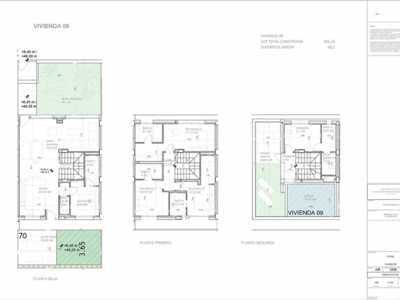 For sale – 🏡 Boutique development of 10 attached villas, a stunning plot with sea, golf & mountain views