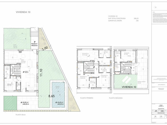 For sale – 🏡 Boutique development of 10 attached villas, a stunning plot with sea, golf & mountain views