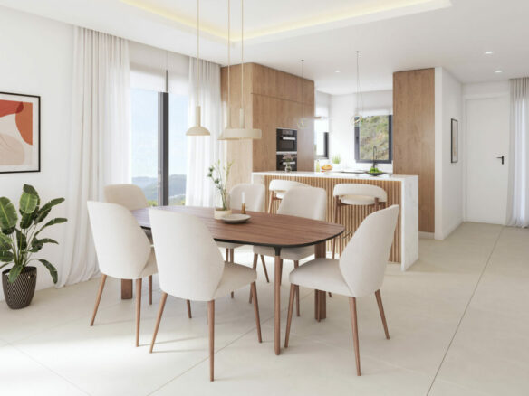 For sale – 🏡 Boutique development of 10 attached villas, a stunning plot with sea, golf & mountain views