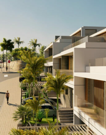 For sale – 🏡 Boutique development of 10 attached villas, a stunning plot with sea, golf & mountain views