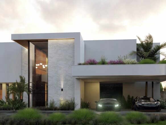 Modern villa 🏡  for Sale offplan ready 2026 in Benahavís 🌿🌊 Sea view – Gated 
