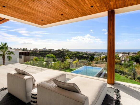 🔥 SOLD 🏡 Stunning Brand-New Contemporary Villa with Breathtaking 🌊 Sea, ⛳ Golf & 🏊‍♂️ Infinity Pool Views in Los Flamingos Golf Resort 🔥