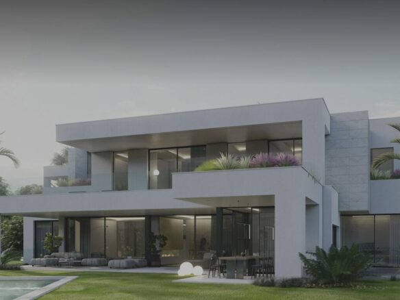 Modern villa 🏡  for Sale offplan ready 2026 in Benahavís 🌿🌊 Sea view – Gated 