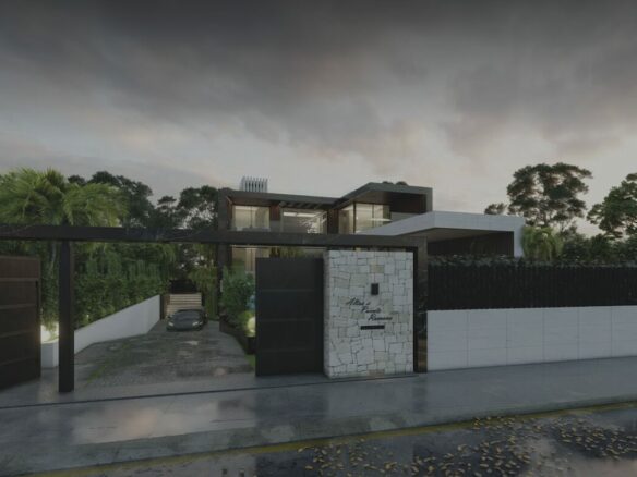 For Sale – Modern Villa in Gated Community 🔑🌴 📍 Marbella Golden Mile 🏖️☀️ 🚧 Ready 2026 ⏳🏗️