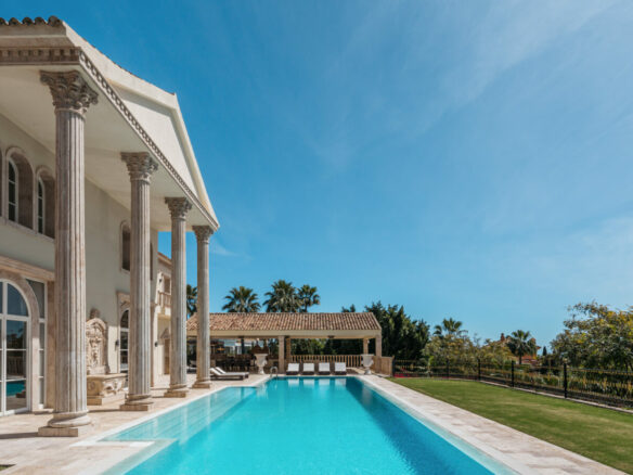 Reduced 🌟 For Sale: Luxury Neoclassical Estate with Breathtaking Sea Views in Sierra Blanca 🏛️🌊