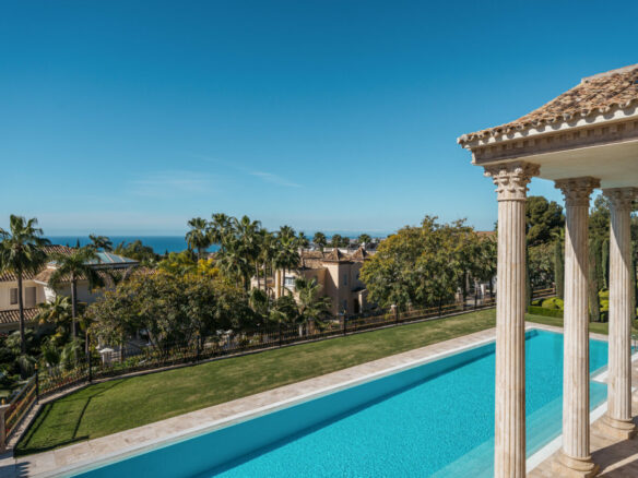 Reduced 🌟 For Sale: Luxury Neoclassical Estate with Breathtaking Sea Views in Sierra Blanca 🏛️🌊