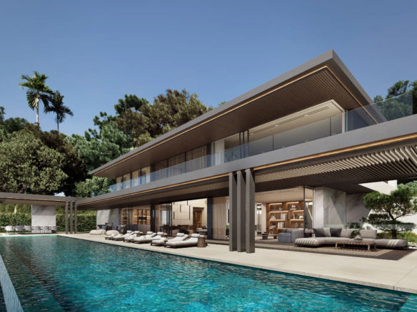🏡 FOR SALE – Luxury Villa in Sierra Blanca, Marbella 🌴 GATED – SEA VIEWS