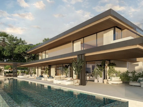 🏡 FOR SALE – Luxury Villa in Sierra Blanca, Marbella 🌴 GATED – SEA VIEWS