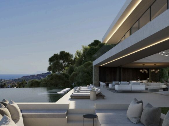 🏡 For Sale – Hilltop Modern Mansion in La Quinta, Benahavís 🔒 Gated Community | 🌄 Panoramic Views | 🏗️ Ready End 2026