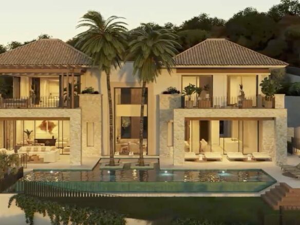 🏡 For Sale: Majestic Contemporary Villa in El Herrojo 🏡 Sport club – Se views -Gated
