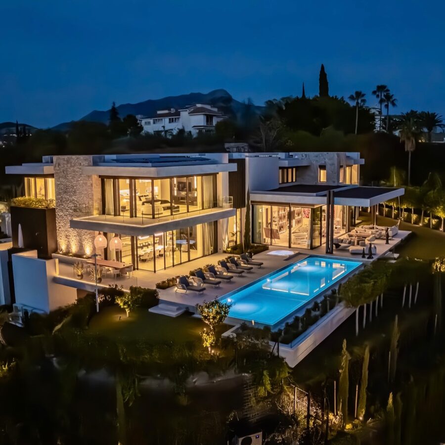 🏡 For Sale | La Quinta 💎 Modern Hilltop Mansion 🏔️🌊 Panoramic Sea Views – Gated