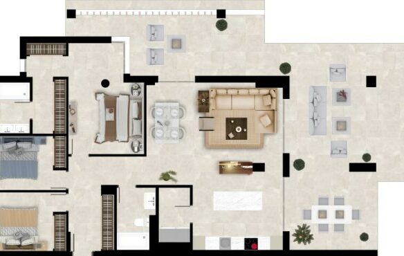 For Sale 🏡☀️  – Benahavís, Marbella (Málaga) – New Apts & Penthouses 🌴 -Sea Views – Gated