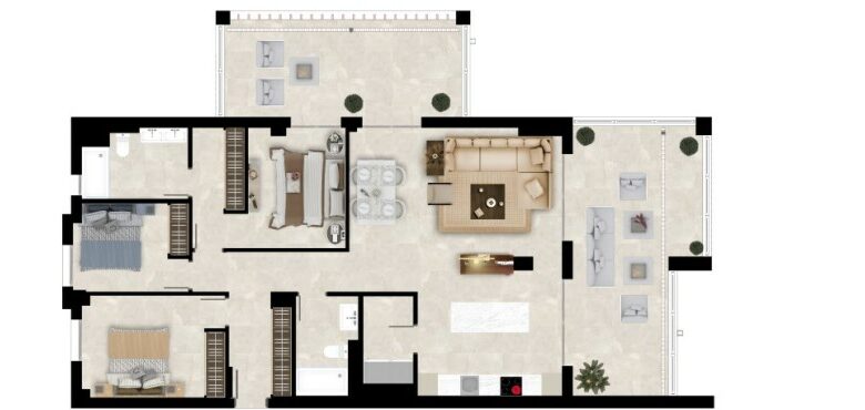 For Sale 🏡☀️  – Benahavís, Marbella (Málaga) – New Apts & Penthouses 🌴 -Sea Views – Gated
