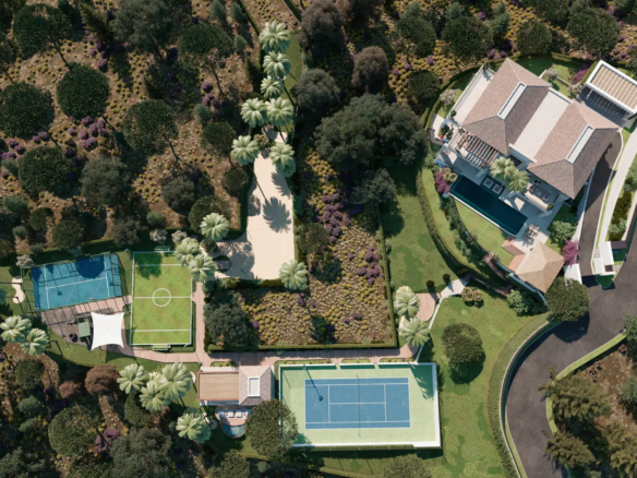 For Sale | Dream Home with Private Sports Club 🎾⚽🏊‍♀️ 📍 El Herrojo, Benahavis 🇪🇸☀️