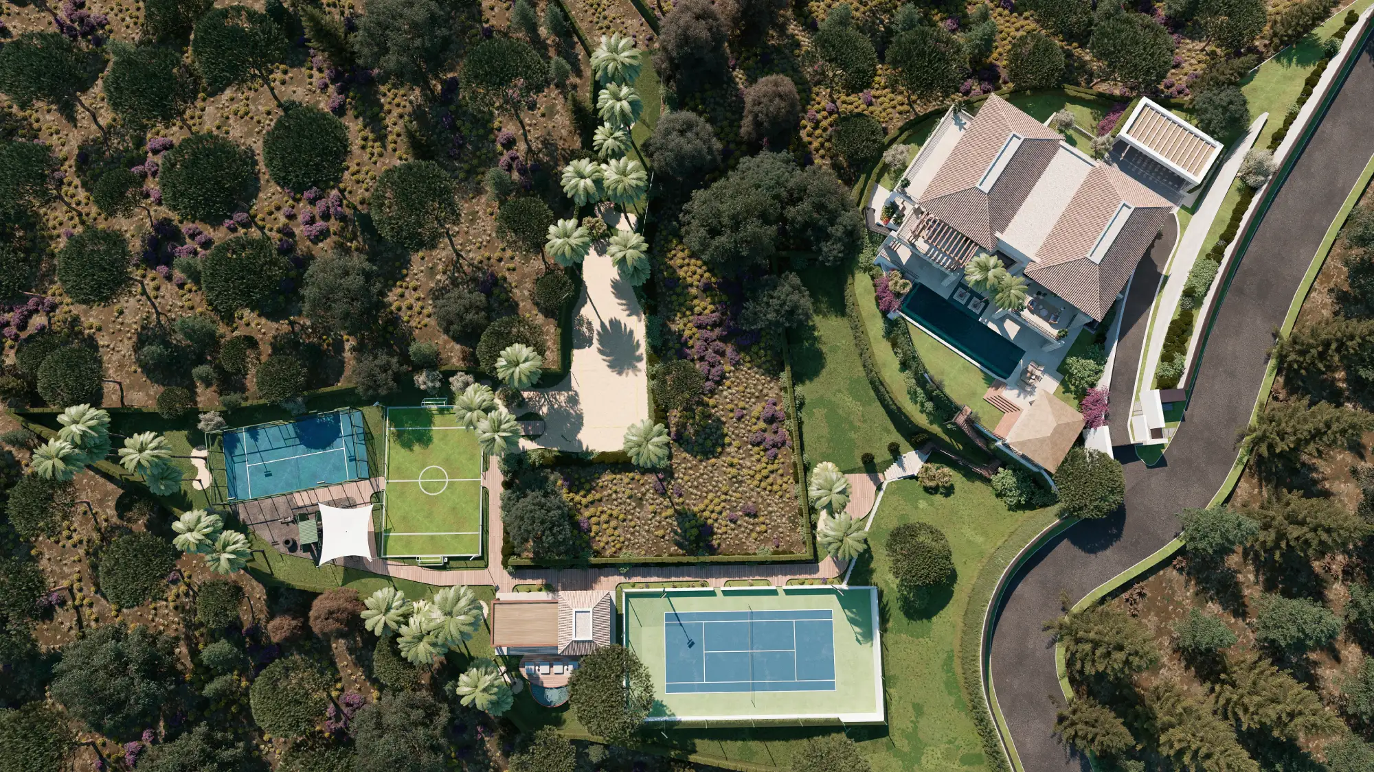 For Sale | Dream Home with Private Sports Club 🎾⚽🏊‍♀️ 📍 El Herrojo, Benahavis 🇪🇸☀️