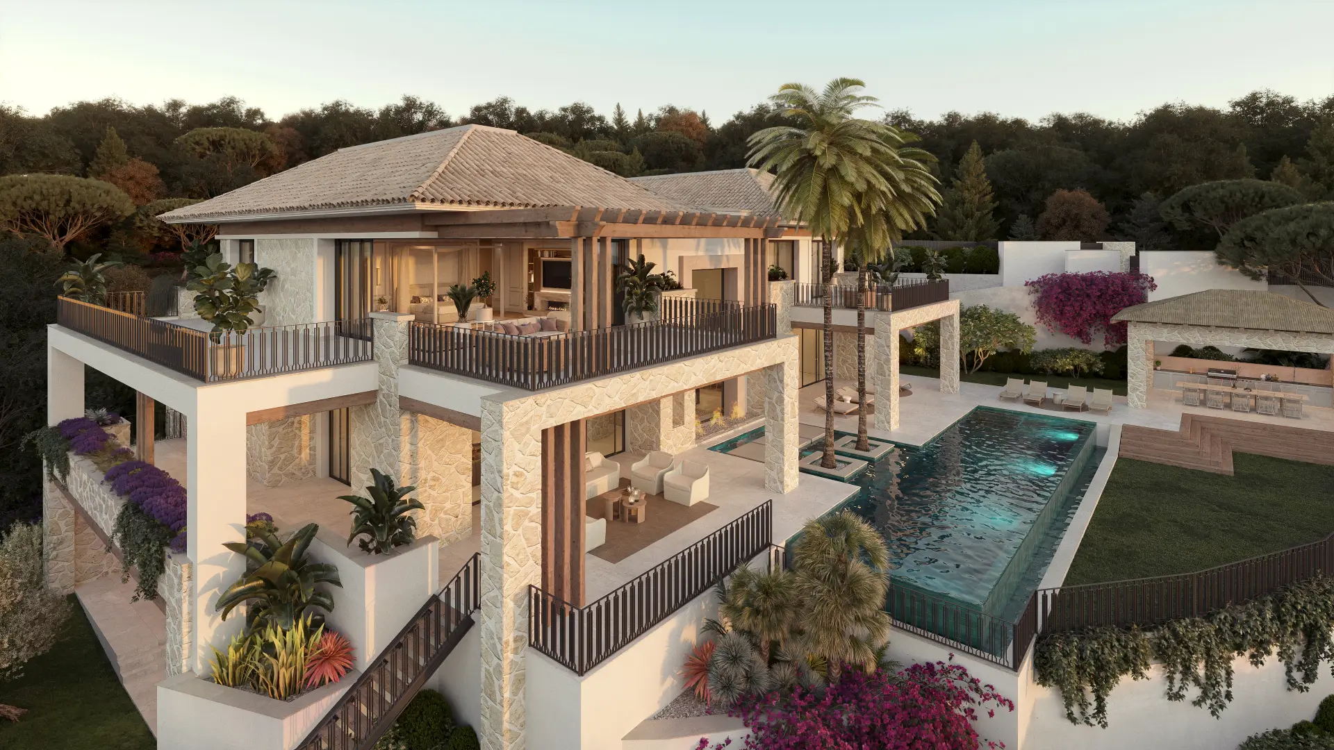 For Sale | Dream Home with Private Sports Club 🎾⚽🏊‍♀️ 📍 El Herrojo, Benahavis 🇪🇸☀️