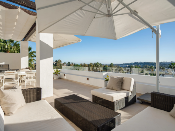 For Sale – Turnkey 3 🛏️ 3 🛁 – Penthouse Las Tortugas, Aloha, Nueva Andalucía, Marbella 🇪🇸
