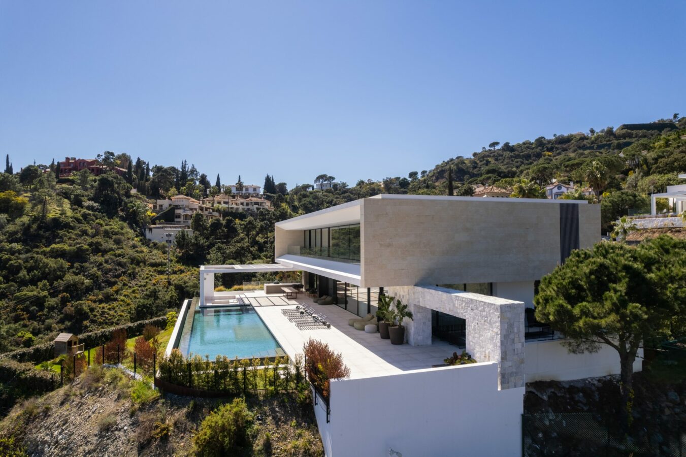DJI_0091-scaled MODERN VILLA FOR SALE – EL MADROÑAL, BENAHAVÍS , Gated & Panoramic Sea Views 🇪🇸