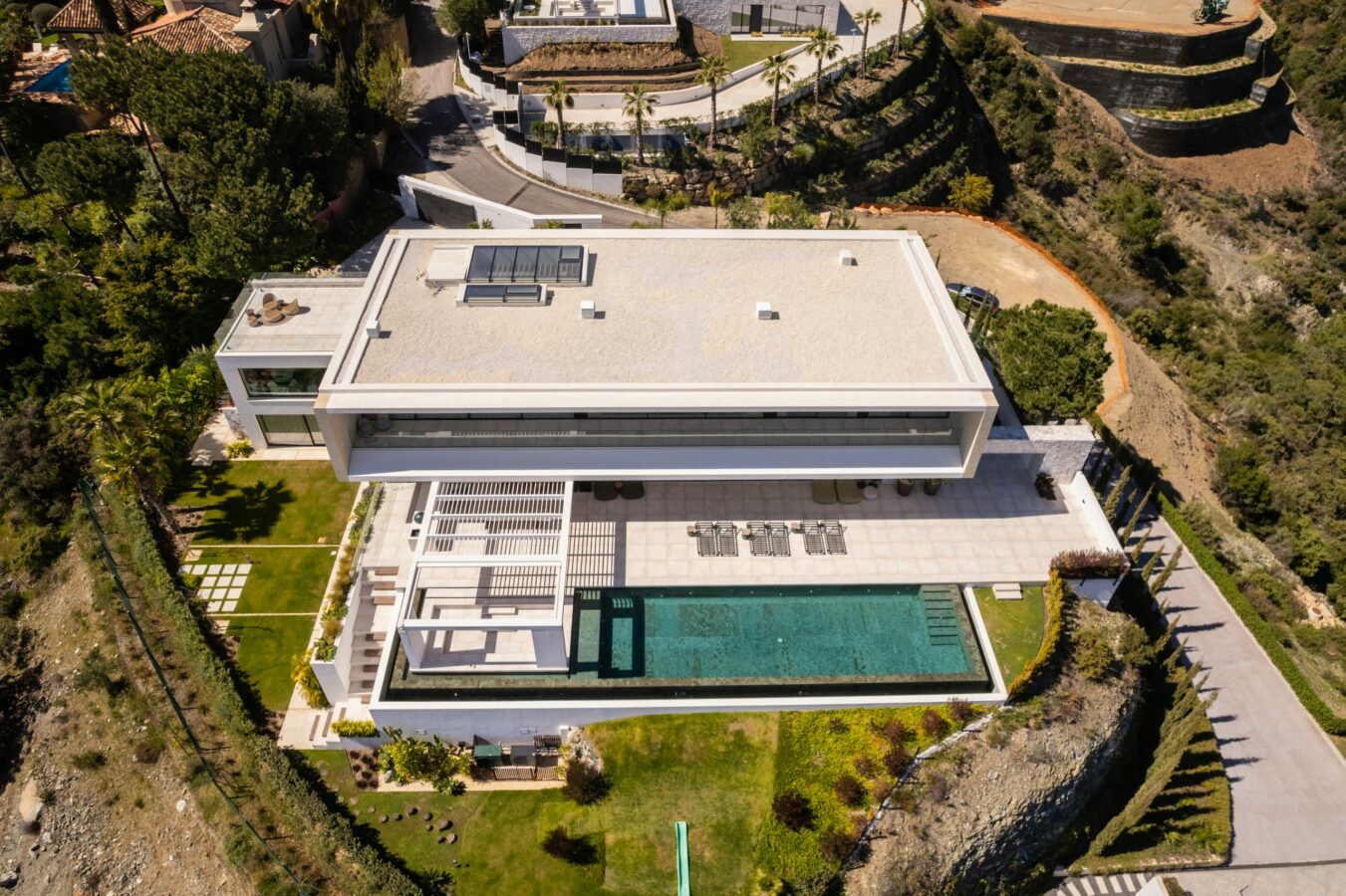 DJI_0097-copia-scaled MODERN VILLA FOR SALE – EL MADROÑAL, BENAHAVÍS , Gated & Panoramic Sea Views 🇪🇸