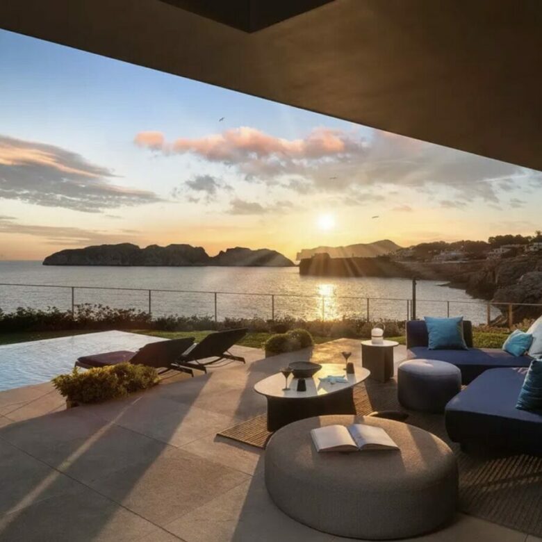 🇪🇸 Modern Sea-Front Dream Home – Nova Santa Ponsa, Mallorca 🌊✨