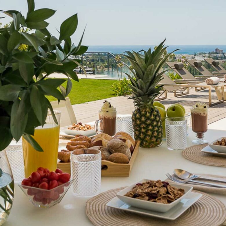 Nueva Andalucia modern villa blends ultra-contemporary design, large Super Cars Garage – Sea views Marbella, Spain 🇪🇸