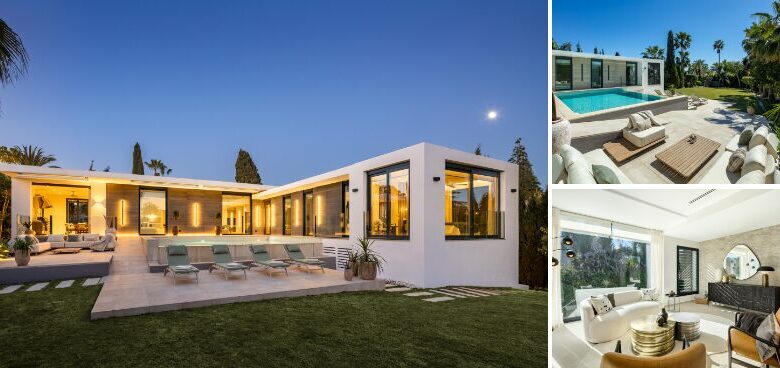 FOR SALE 🇪🇸✨ CONTEMPORARY LUXURY VILLA – PARCELAS DEL GOLF, NUEVA ANDALUCIA 🌴