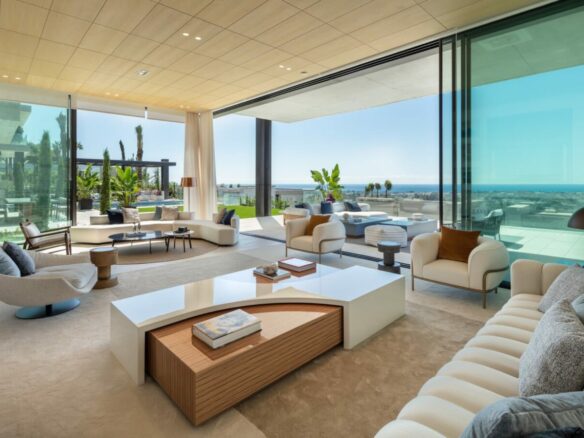 GATED • TURNKEY • MODERN SEA VIEW LUXURY VILLA FOR SALE ✨  🇪🇸 La Quinta, Benahavís