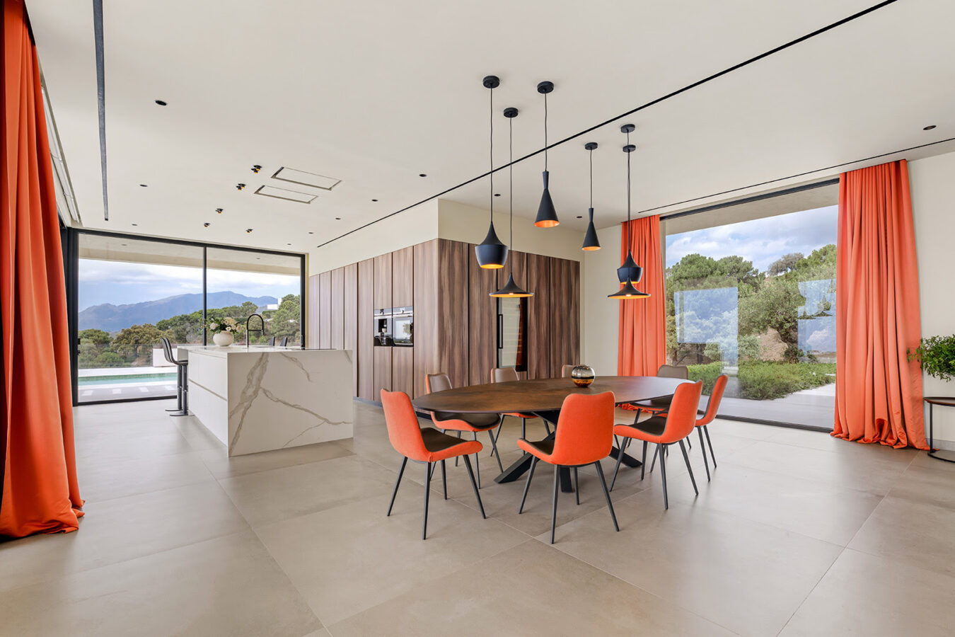 2 For Sale 🇪🇸 BENAHAVÍS – MONTEMAYOR – CONTEMPORARY 5B VILLA WITH PANORAMIC SEA & MOUNTAIN VIEWS