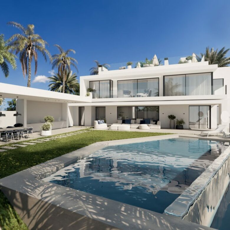 FOR SALE 🏡 Contemporary Villa with Sea & Mountain Views, Staff Apartment and Rooftop Solarium – Cascada de Camoján, Marbella