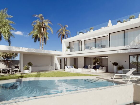 FOR SALE 🏡 Contemporary Villa with Sea & Mountain Views, Staff Apartment and Rooftop Solarium – Cascada de Camoján, Marbella