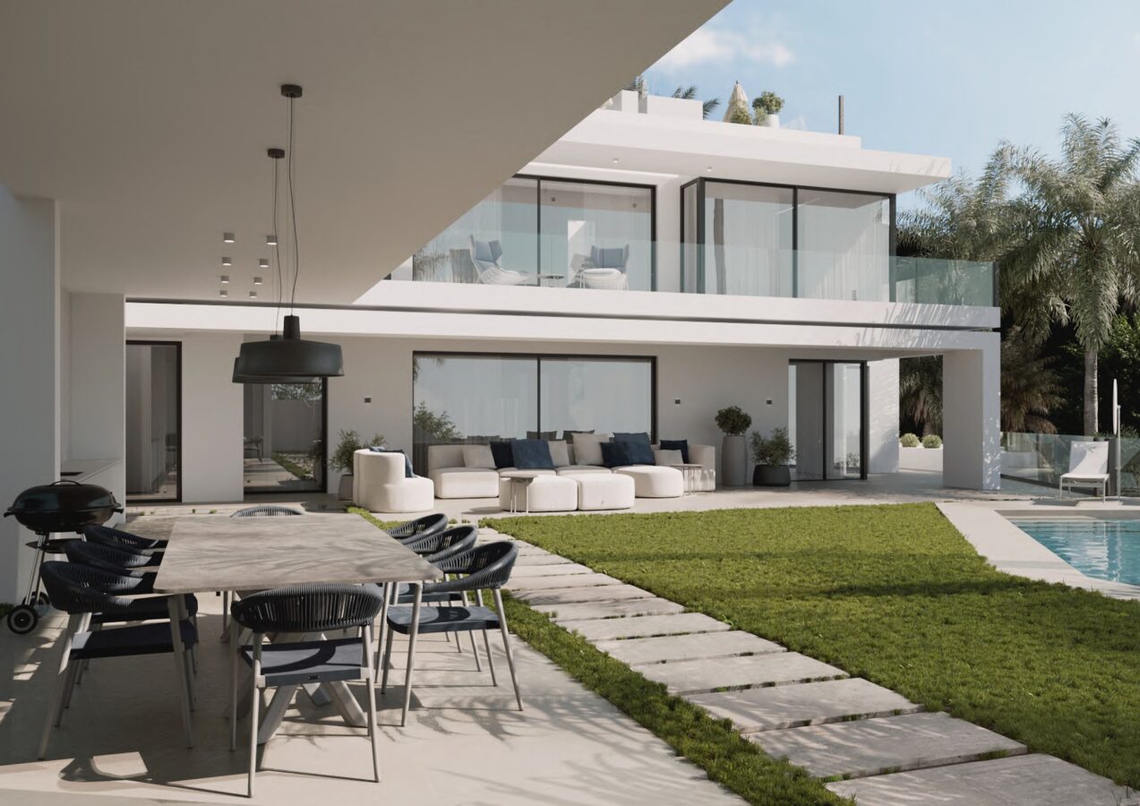 FOR SALE 🏡 Contemporary Villa with Sea & Mountain Views, Staff Apartment and Rooftop Solarium – Cascada de Camoján, Marbella