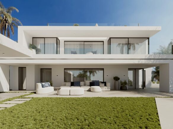 FOR SALE 🏡 Contemporary Villa with Sea & Mountain Views, Staff Apartment and Rooftop Solarium – Cascada de Camoján, Marbella