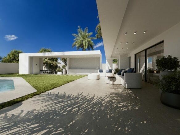 FOR SALE 🏡 Contemporary Villa with Sea & Mountain Views, Staff Apartment and Rooftop Solarium – Cascada de Camoján, Marbella