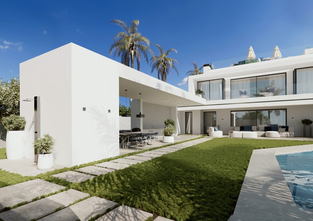 FOR SALE 🏡 Contemporary Villa with Sea & Mountain Views, Staff Apartment and Rooftop Solarium – Cascada de Camoján, Marbella