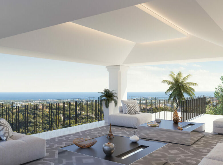FOR SALE 🏡 Exceptional Andalusian Villa with Panoramic Sea Views – El Herrojo Alto, Benahavís