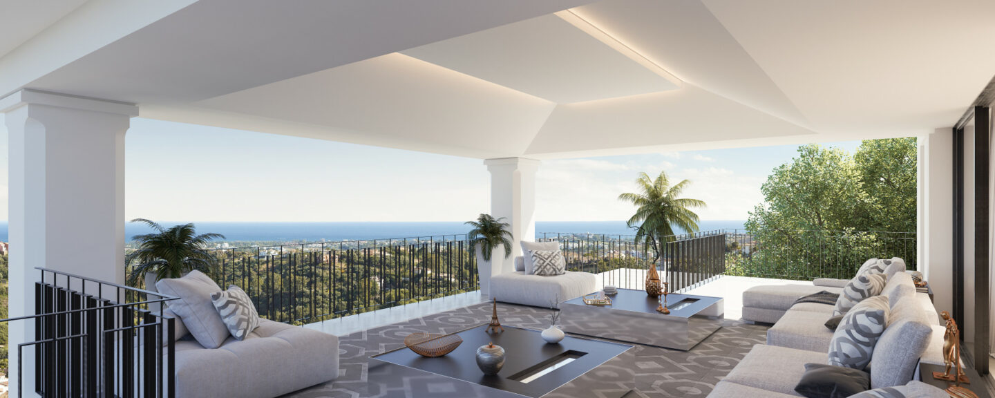 64092bb6-5346-4ff9-8337-9483af4ff474 FOR SALE 🏡 Exceptional Andalusian Villa with Panoramic Sea Views – El Herrojo Alto, Benahavís