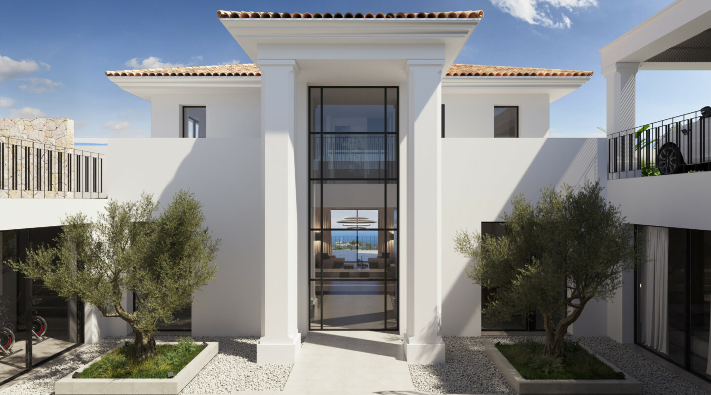 6f388fa6-4f3b-48e4-aab5-f87c62632e36 FOR SALE 🏡 Exceptional Andalusian Villa with Panoramic Sea Views – El Herrojo Alto, Benahavís