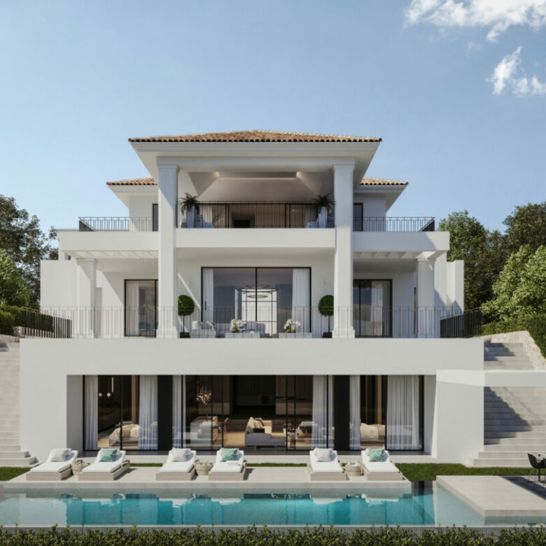 FOR SALE 🏡 Exceptional Andalusian Villa with Panoramic Sea Views – El Herrojo Alto, Benahavís
