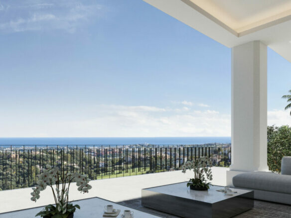 FOR SALE 🏡 Exceptional Andalusian Villa with Panoramic Sea Views – El Herrojo Alto, Benahavís