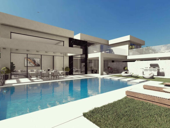 FOR SALE 🏡 New Build Villa with Panoramic Sea and Golf Views – Valle Romano, Estepona