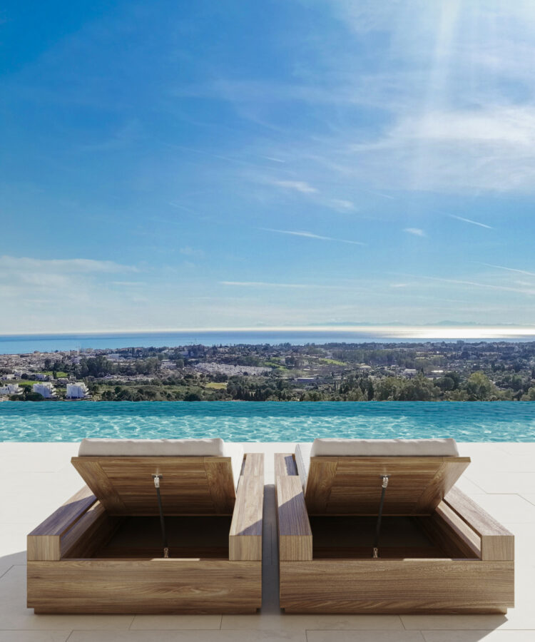 FOR SALE 🏡 Newly Built Panoramic Villa with Infinity Pool & Indoor Pool – El Herrojo Alto, Benahavís