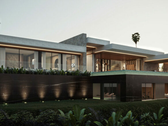 FOR SALE 🏡 Newly Built Panoramic Villa with Infinity Pool & Indoor Pool – El Herrojo Alto, Benahavís