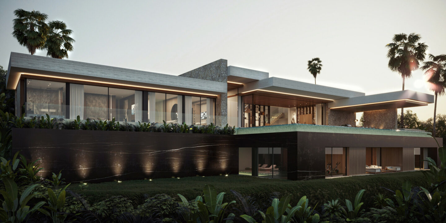 FOR SALE 🏡 Newly Built Panoramic Villa with Infinity Pool & Indoor Pool – El Herrojo Alto, Benahavís