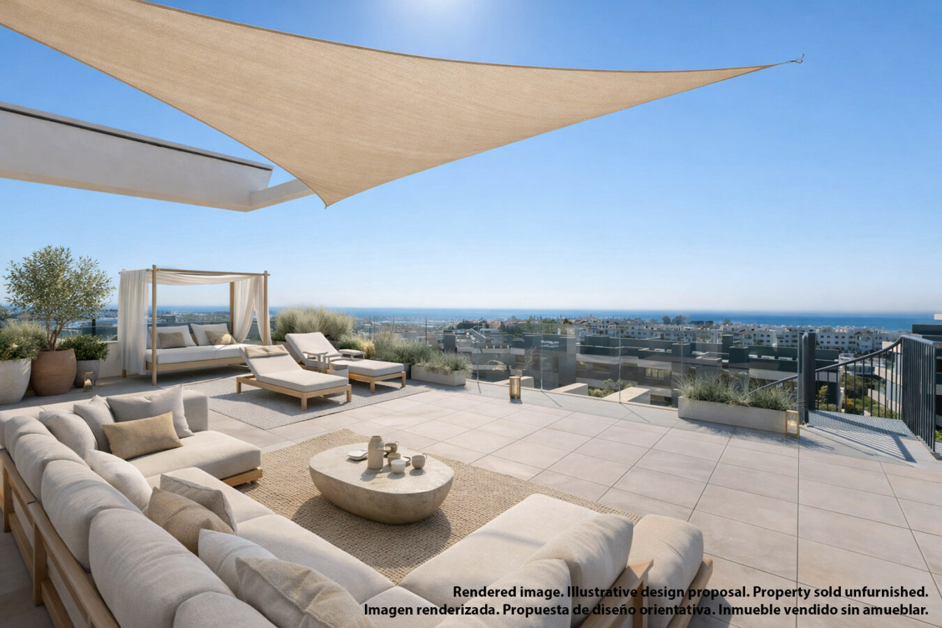 FOR SALE 🏡 Modern Sea-View Penthouse with Private Solarium & Resort Amenities – Selwo, Estepona