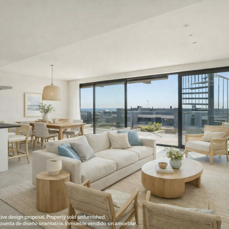 FOR SALE 🏡 Modern Sea-View Penthouse with Private Solarium & Resort Amenities – Selwo, Estepona