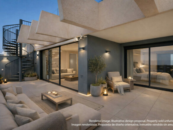 FOR SALE 🏡 Modern Sea-View Penthouse with Private Solarium & Resort Amenities – Selwo, Estepona