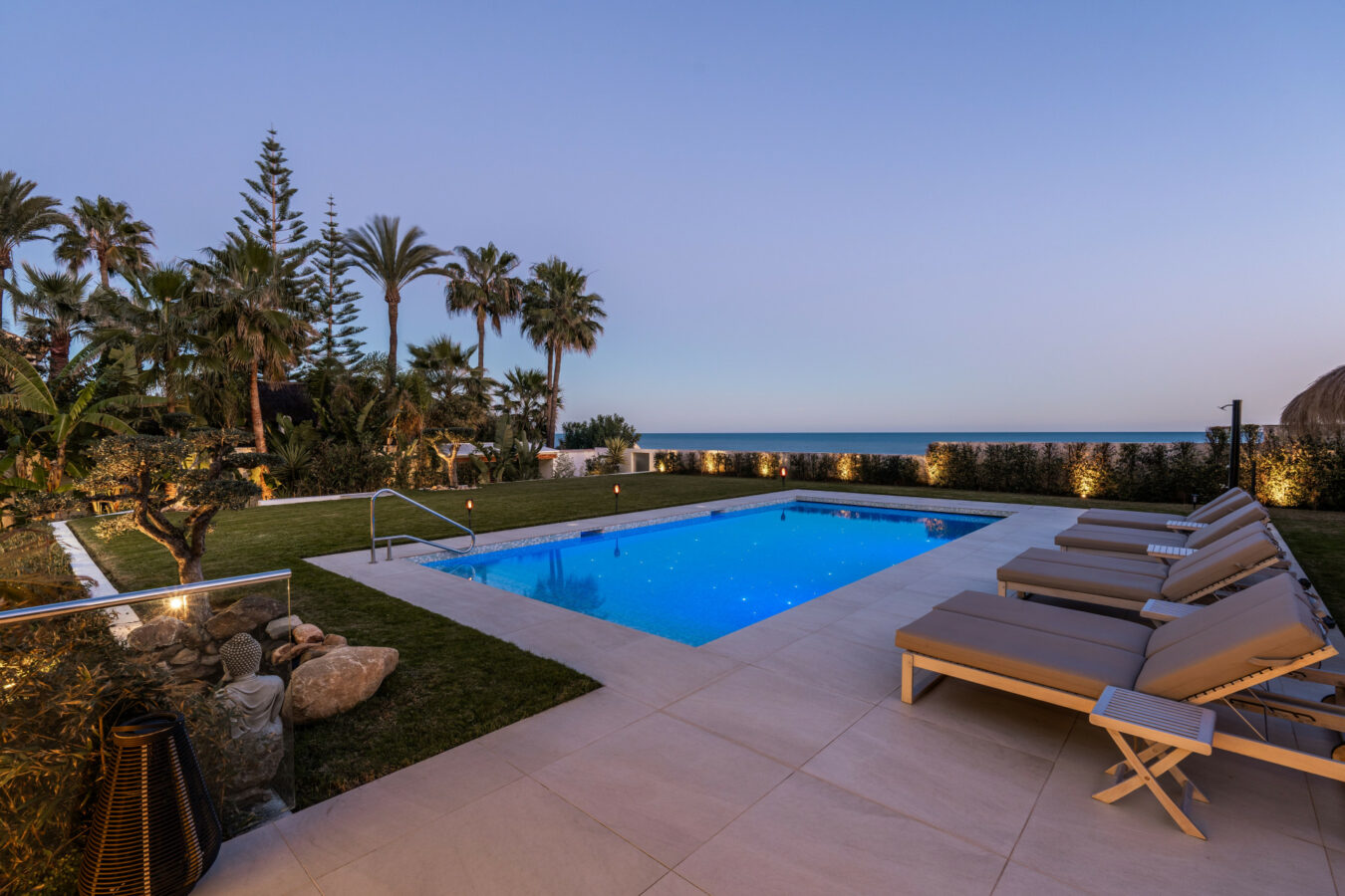 FOR SALE 🏡 Frontline Beach Villa with Panoramic Sea Views – La Cala de Mijas, Mijas
